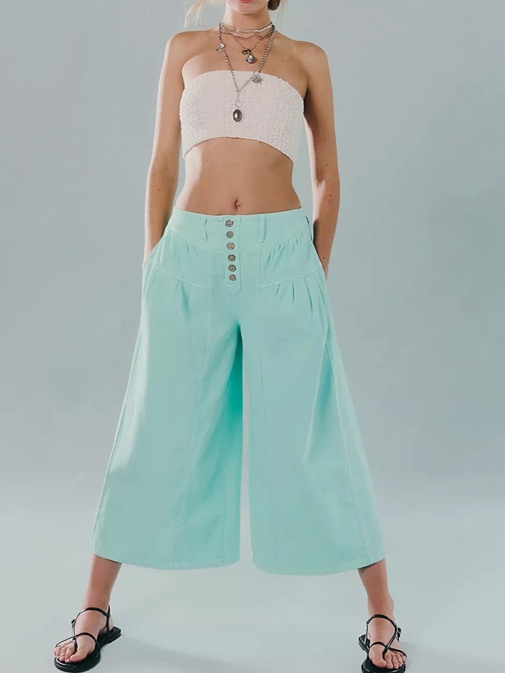 We The Free Blossom Pull On Jeans, SZ L, EUC